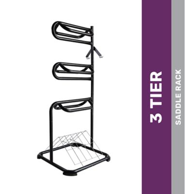 DuMOR 3-Tier Saddle Rack