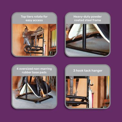 Image showing  3-Tier Saddle Rack