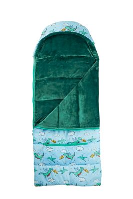 mimish Sleep-N-Pack: Packable Sleeping Bag, Little Kid 3-6 yrs - Dragons