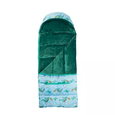 mimish Sleep-N-Pack: Foldable Sleeping Bag Small Child Ages 3-6 - Dragons Sleeping Bags