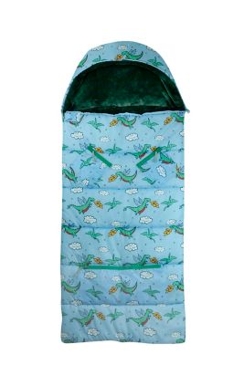 Image showing  Sleep-N-Pack: Packable Sleeping Bag, Little Kid 3-6 yrs - Dragons