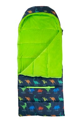 mimish Sleep-N-Pack: Packable Sleeping Bag, Little Kid 3-6 yrs - Dinosaurs