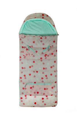 Image showing  Sleep-N-Pack: Packable Sleeping Bag, Little Kid 3-6 yr., Strawberries & Daisies