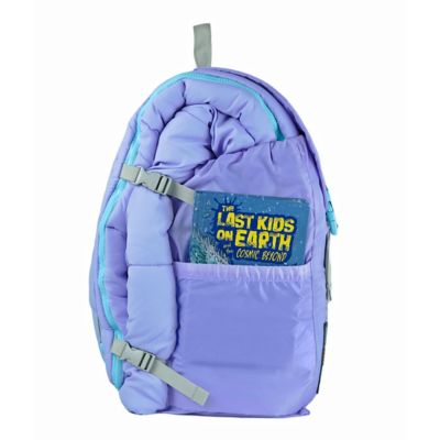 Image showing  Sleep-n-Pack: Packable Sleeping Bag, Big Kid 7-12+ yrs - Violet Dream/ClearWater Sherpa Lined