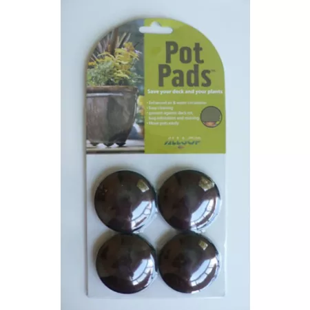 Allsop Home & Garden Pot Pad Pack of 4 Cocoa Plant Stands & Accessories