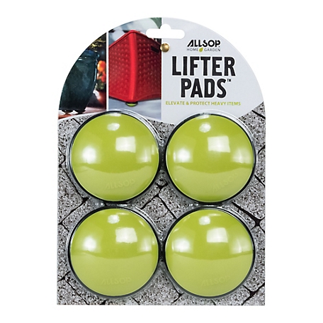 Allsop Home & Garden Lifter Pads, Lime, 4 pk.