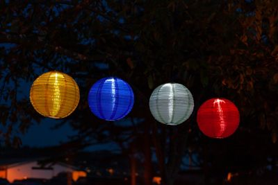 Image showing 7 th Allsop Home & Garden Soji Globe Festival, Sage Green