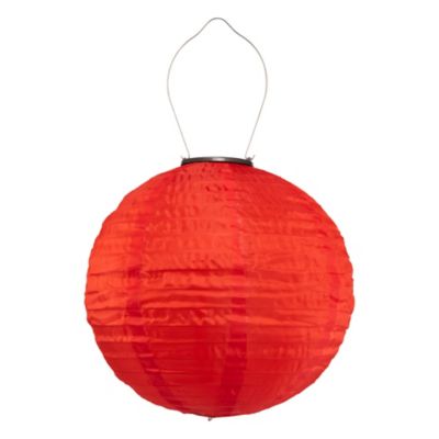 Allsop Home & Garden Soji Globe Festival, Warm Red