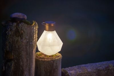 Image showing  Solar Glass Gem Light, Milk