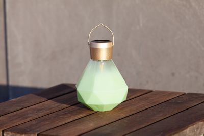 Allsop Home & Garden Solar Glass Gem Light, Jade