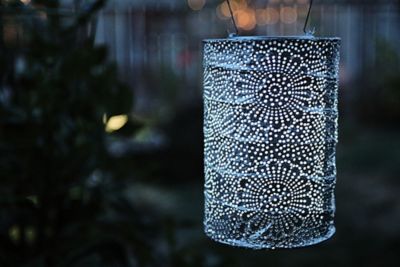 Image showing  Soji Stella Cylinder Floral, Silver