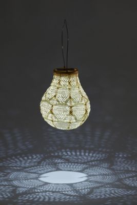 Image showing  Soji Stella Bulb Wave Lantern, Pearl