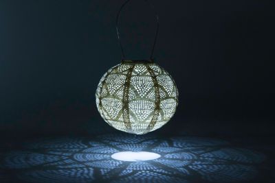 Image showing 8 th Allsop Home & Garden Soji Stella Globe Wave, Pearl