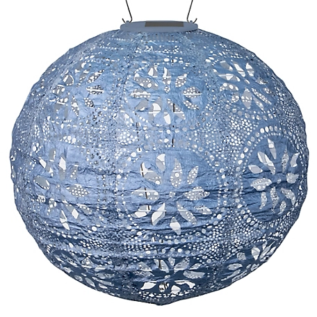 Allsop Home & Garden Soji Stella Globe Boho, Metallic Blue
