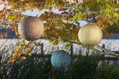 Image showing 7 th Allsop Home & Garden Soji Stella Globe Market, Bronze