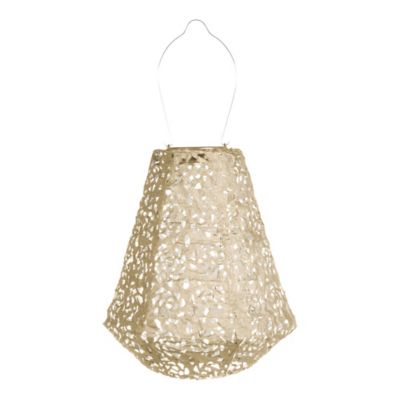 Allsop Home & Garden Soji Stella Prism Rose Lantern, Pearl