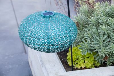 Image showing 6 th Allsop Home & Garden Soji Stella Oval Wagon Wheel - Metallic Emerald