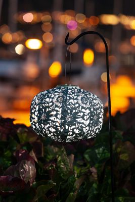 Image showing  Soji Stella Square Sunflower Lantern, Sage