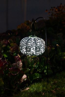 Image showing 5 th Allsop Home & Garden Soji Stella Square Sunflower Lantern, Sage