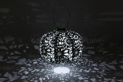 Image showing 6 th Allsop Home & Garden Soji Stella Square Sunflower Lantern, Sage
