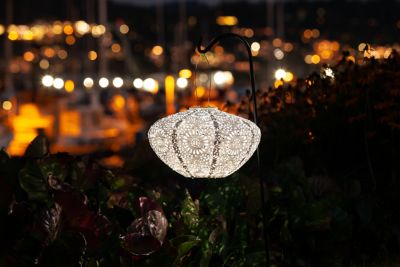 Allsop Home & Garden Soji Stella Crown Chantilly Lace - Porcelain