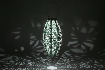 Image showing 6 th Allsop Home & Garden Soji Stella Pod Wildflower Lantern, Sage