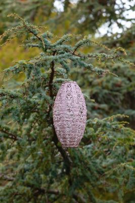 Image showing 6 th Allsop Home & Garden Soji Stella Pod Wildflower Lantern, Blush