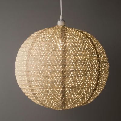 Allsop Home & Garden Soji Stella Nova Chevron Globe Pendant Light, 18 in. x 18 in.