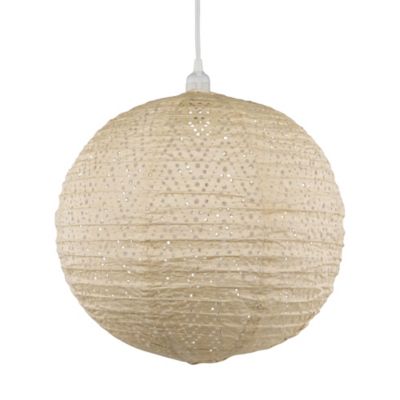 Image showing  Soji Stella Nova Chevron Globe Pendant Light, 18 in. x 18 in.