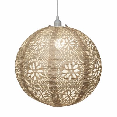 Image showing  Soji Stella Nova Boho Pearl Indoor/Outdoor Pendant Lamp, 18 in., 120V
