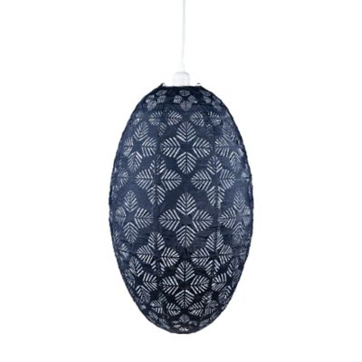 Image showing  Soji Stella Nova Geo Palm Pod Indoor/Outdoor Pendant Lamp, 22 in., 120V