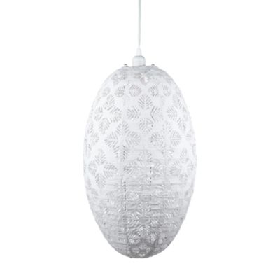 Image showing  Soji Stella Nova Geo Palm Pod Indoor/Outdoor Pendant Lamp, 22 in., 120V