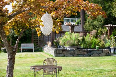 Image showing  Soji Stella Nova Geo Palm Pod Indoor/Outdoor Pendant Lamp, 22 in., 120V