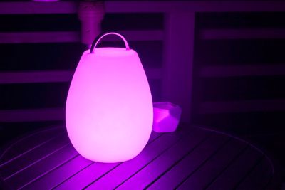 Image showing  12.6 x 8.6 Battery Indoor/Outdoor LED Glow Nomad Lantern