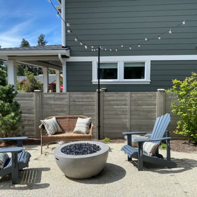 Image showing 7 th Allsop Home & Garden 9.5 ft. Outdoor Heavy-Duty String Light Pole Stand with Mounting Brackets for Fence or Deck Railing