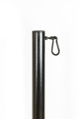 Image showing 6 th Allsop Home & Garden 9.5 ft. Heavy-Duty String Light Pole Stand with Mounting Plate for Patio or Deck