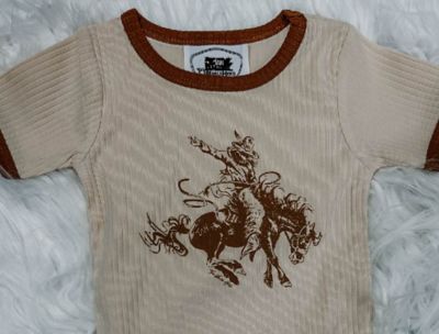 Image showing  Coyote Bronc Ribbed Infant Bodysuit