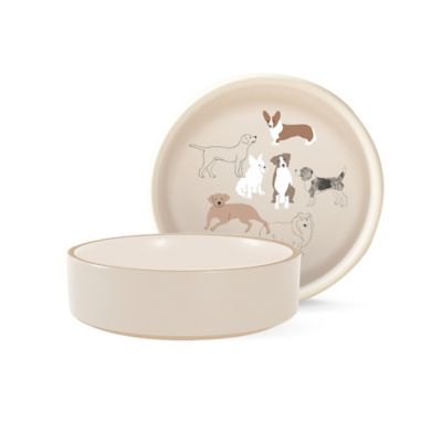 Image showing  Petshop Pencil Dogs Medium Pet Bowl