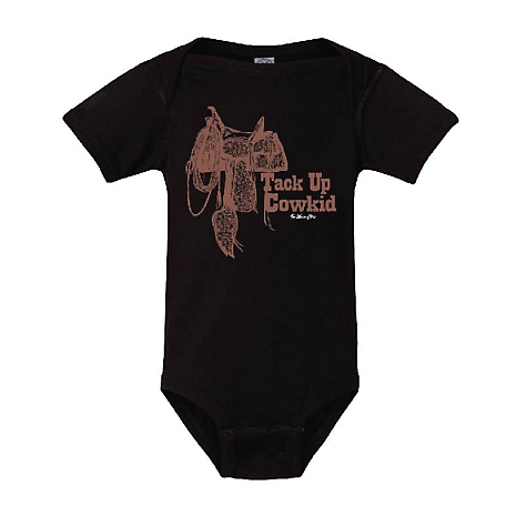 The Whole Herd Tack Up Cowkid Infant Bodysuit