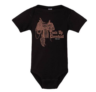 The Whole Herd Tack Up Cowkid Infant Bodysuit