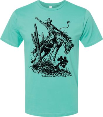 The Whole Herd Women's Buck Em' Blu Graphic T-Shirt