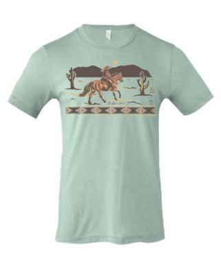 The Whole Herd Cowgirl Rides Away Ladies Graphic T-Shirt