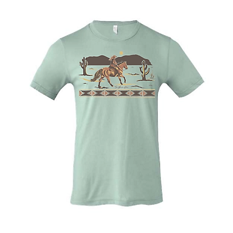 The Whole Herd Cowgirl Rides Away Ladies Graphic T-Shirt