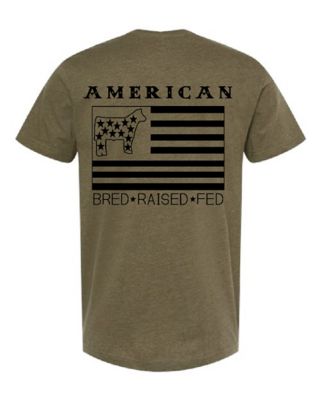Image showing  Bred Raised Fed Men's Graphic T-Shirt