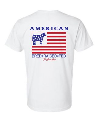 Image showing  Rwb Bred Raised Fed Men's Graphic T-Shirt