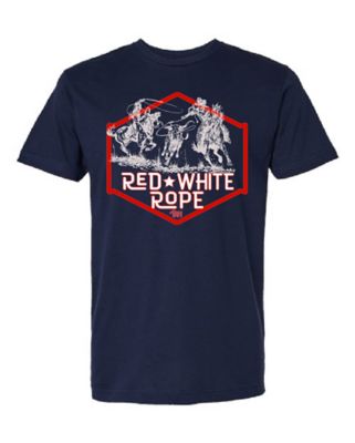 The Whole Herd Red White & Rope Men's Graphic T-Shirt