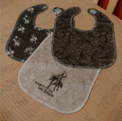 The Whole Herd Can't Tie Me Down Baby Bib Pack