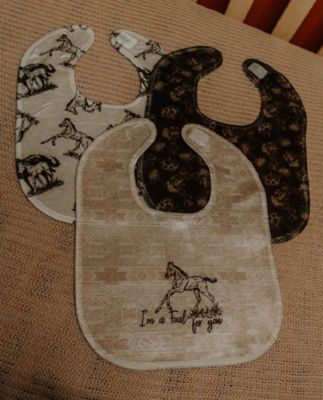 The Whole Herd Foal for You Baby Bib Pack