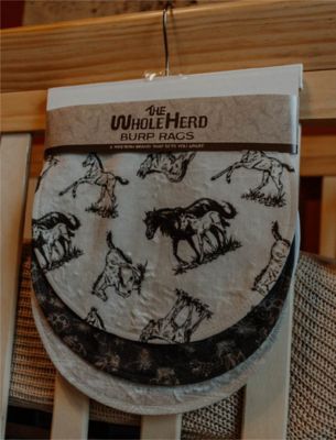 Image showing  Foal for You Baby Burp Rag Pack