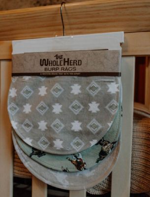 Image showing  You'Re Kidding Me Baby Burp Rag Pack